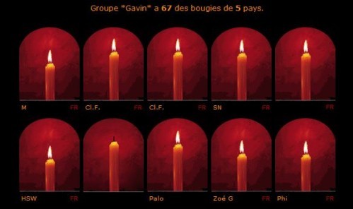 67 bougies 5 pays pour Gavin