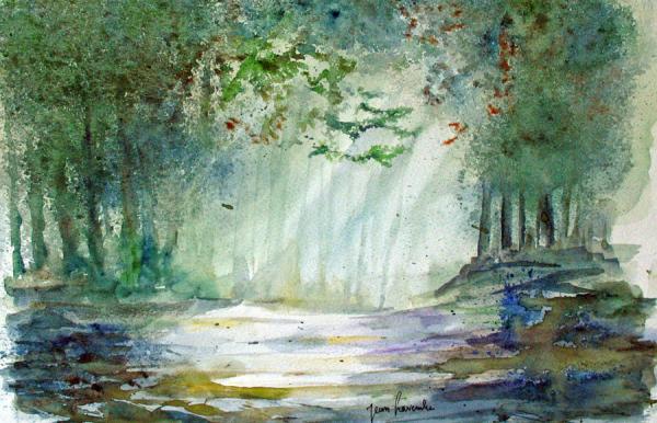 Aquarelles de : Jean Lavernhe