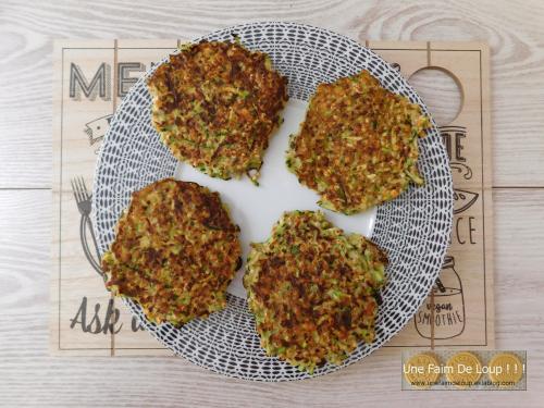 Galettes de courgette et quinoa