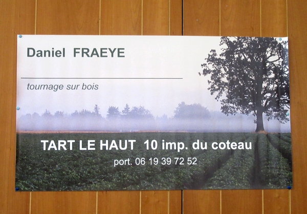 Une belle exposition sur "le bois dans tous ses états" à Aignay le Duc, a eu beaucoup de succès ...