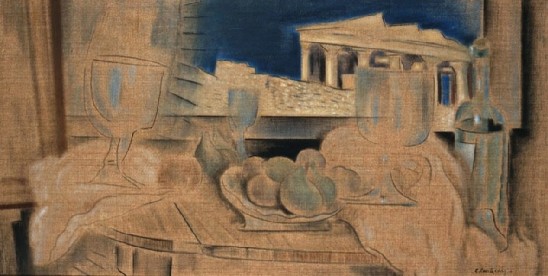 K. Parthenis Nature morte Acropole