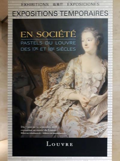 Visite de l'exposition "En société - Pastels du Louvre des 17e et 18e siècles"