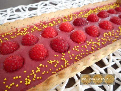 Tarte très framboise et sa pâte brisée à l'huile d'olive