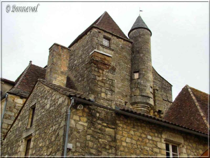 Domme Dordogne l'Hôtel du Gouverneur XVème, XVIème, XVIIème siècles