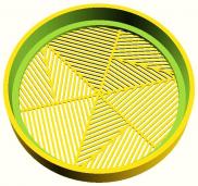 tri-bahtinov mask for Samyang / Rokinon 135 f:2 telephoto lens