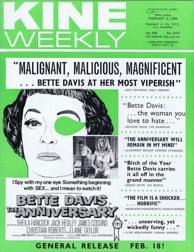 BOX OFFICE USA DU 6 FEVRIER 1968 AU 12 FEVRIER 1968