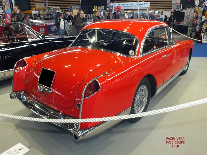 FACEL VEGA : LES MODELES 8 CYLINDRES