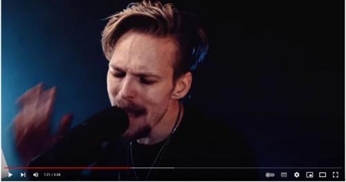 Erik Grönwall : Vidéo You're Crazy cover Guns'N Roses