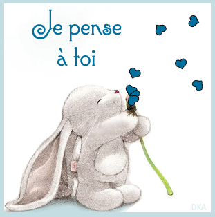 Pensées blinkies, gif anime pensee - Decoklane