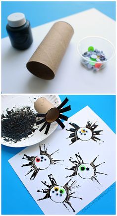 Idée Pinterest : "Les araignées d'Halloween"