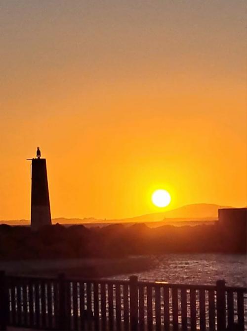 coucher de soleil sur l'ile de Majorque en novembre ...