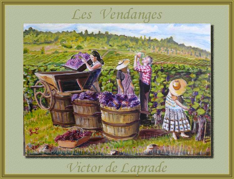 "Les Vendanges" poème de Victor de Laprade