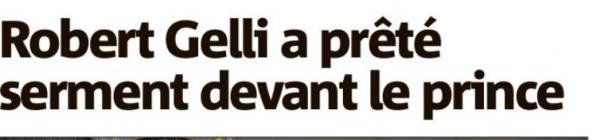 Le nouveau directeur des  services judiciaires a prété serment