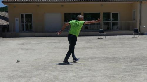 Quelques Villeneuvoie et Lavilledieu au fédéral quadrettes vérérans à Valvigneres 