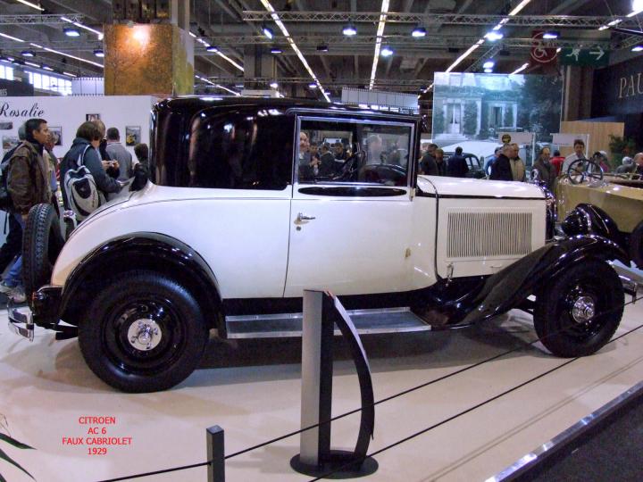 CITROEN AVANT LA TRACTION TYPES AC 6 ET C 6