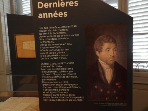 Visite de la maison natale de Rouget de Lisle, séjour camping-car