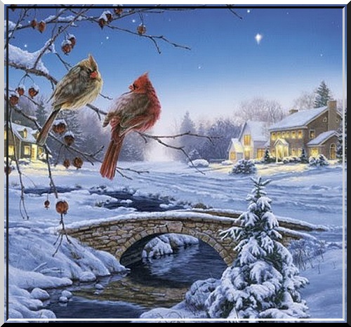 "Toile d'hiver"  poème d'Elodie Santos