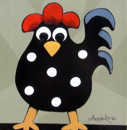 La poule, Le poussin - art et bricolage