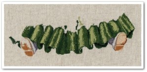 poupée en robe verte 3