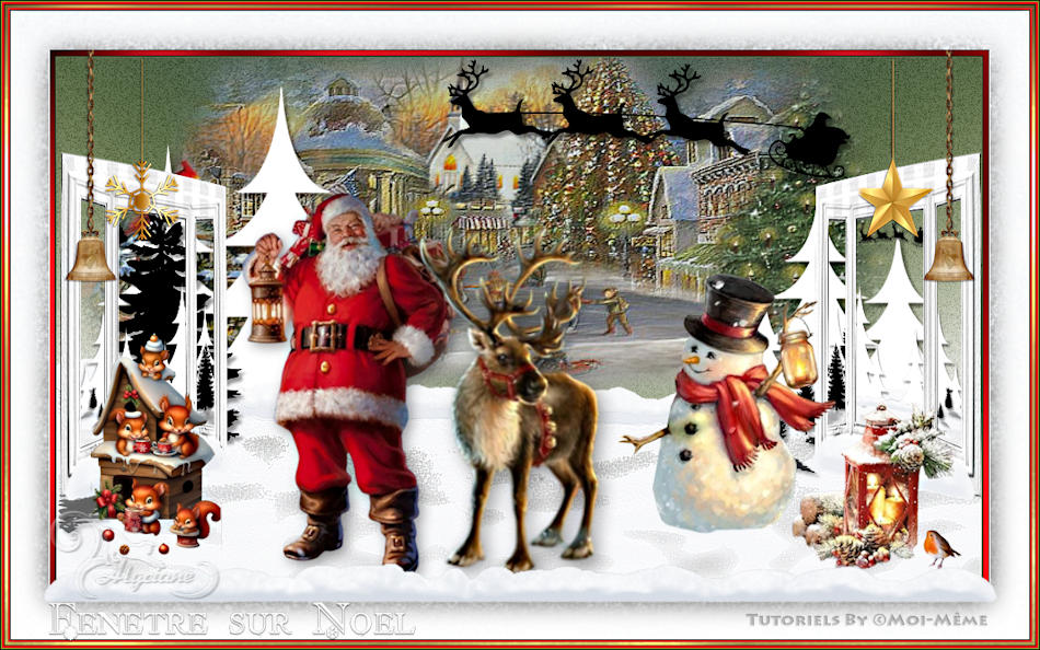 Fenêtre sur noël