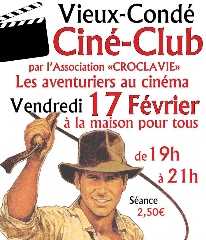Ciné-club « les aventuriers du cinéma », à Vieux-Condé