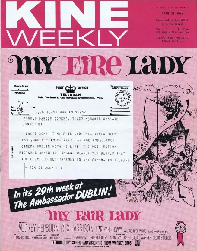 MY FAIR LADY BOX OFFICE UK 1966