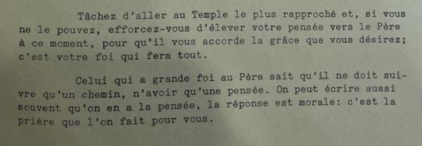 Tâchez d'aller au Temple le plus rapproché (fascicule du Culte Antoiniste)