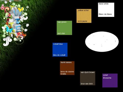 Dessin et peinture - vidéo 1453: Paysage de brume réalisé à la peinture acrylique. 