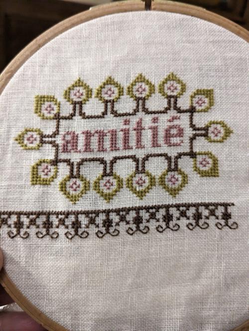 SAL Sampler fleuri 2023 étape 10