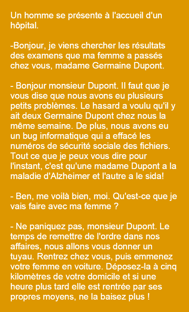 Humour du jeudi ... !!!