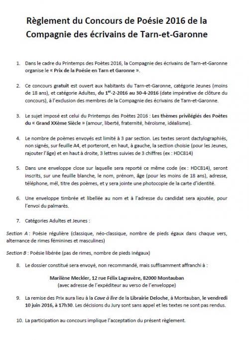 CONCOURS NOUVEAU