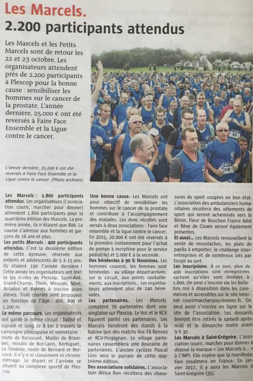 Les "Marcels à Plescop" - Revue de presse 2016 ...
