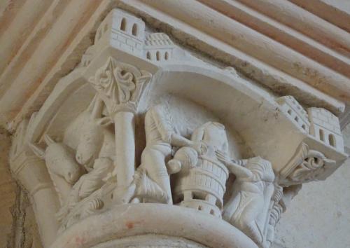 L'église de Gargilesse, les chapiteaux