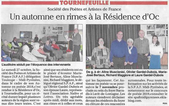 ECHOS DE TOURNEFEUILLE