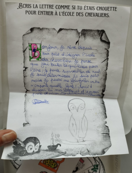 Chevalier Chouette : Book Report