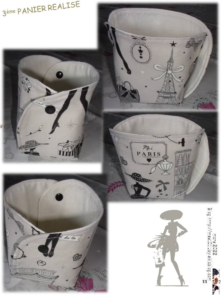 Essai couture # 4 Panier corbeille sans F.E.