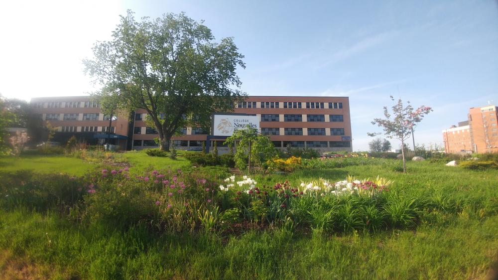Jardin Pédagogique du Collège Nouvelles Frontières au printemps, le 20 mai 2022