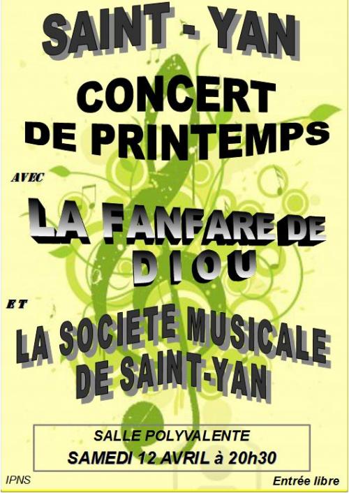 Saint-Yan Concert de Printemps