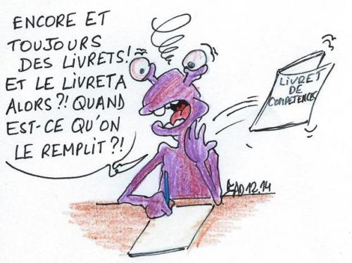 Des livrets à remplir, encore et toujours !