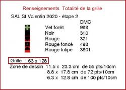 Nouveau ..... Mini SAL St Valentin 2020 !