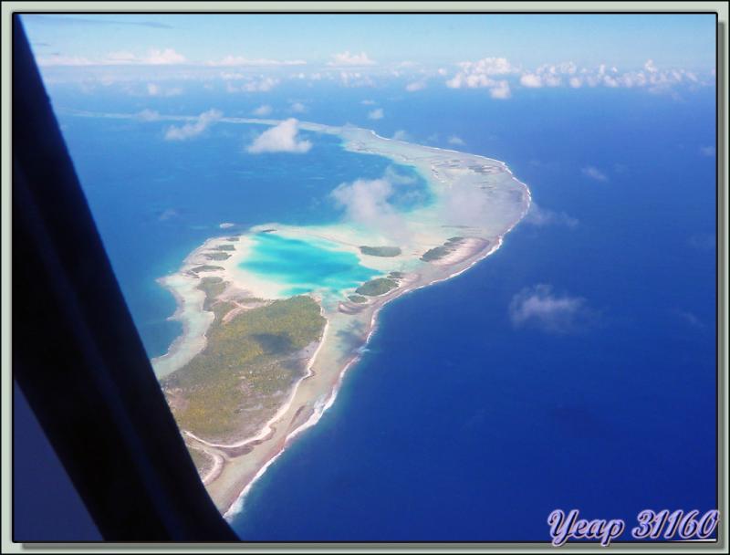 Le Lagon Bleu vu d'avion - Atoll de Rangiroa - Archipel des Tuamotu - Polynésie française