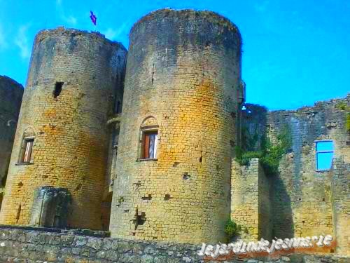 suite du château du pape Clement V a Villandraut (Gironde)