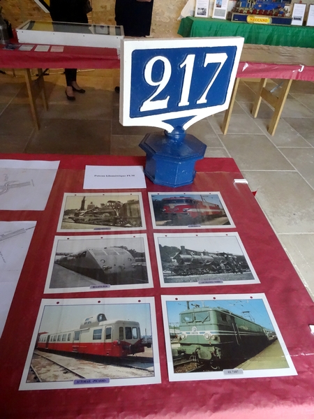 Une très belle exposition sur les 150 ans de la voie ferrée de Ravières à Châtillon sur Seine, à eu lieu Jully, dans l'Yonne