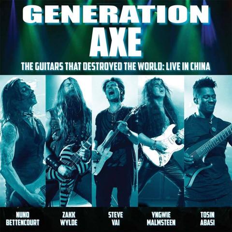 GENERATION AXE dévoile un nouvel extrait de l'album live The Guitars That Destroyed The World - Live In China