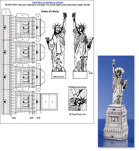 Patrimoine mondial de l'Unesco : La statue de la Liberté - Etats-Unis -