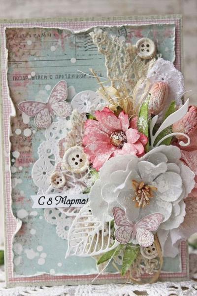 Cartes déco romantique