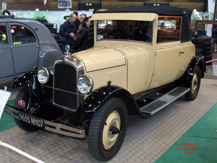 CITROEN AVANT LA TRACTION : LES TOUT ACIER