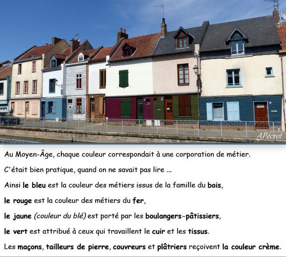 Le quartier Saint-Leu d'Amiens en été