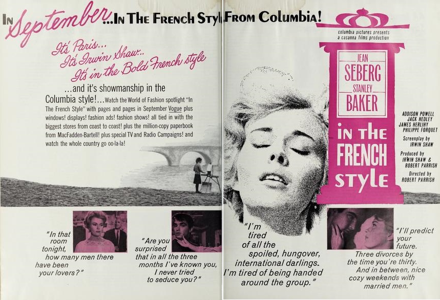 IN THE FRENCH STYLE BOX OFFICE USA 1963