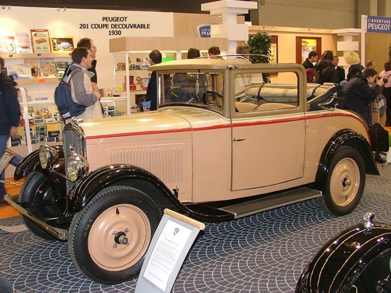 PEUGEOT CABRIOLETS ET DECOUVRABLES 1930-1983